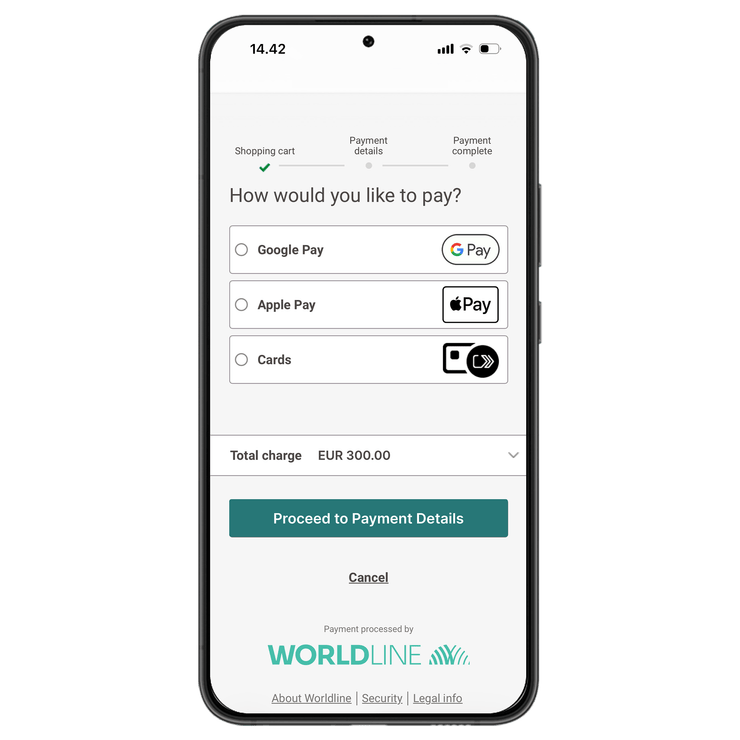 Wallet Example Interface