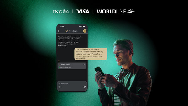 Worldline, ING and Visa complete a live agentic payment transaction in Europe