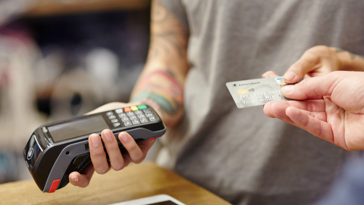paying with card