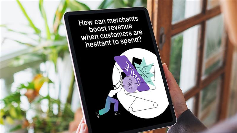 First page of the infographic on a tablet