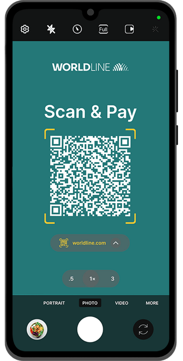 QR Payments Screen