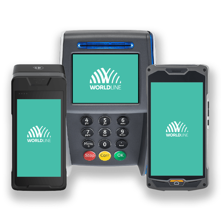 Yomani and EX payment terminal with cashier from Worldline