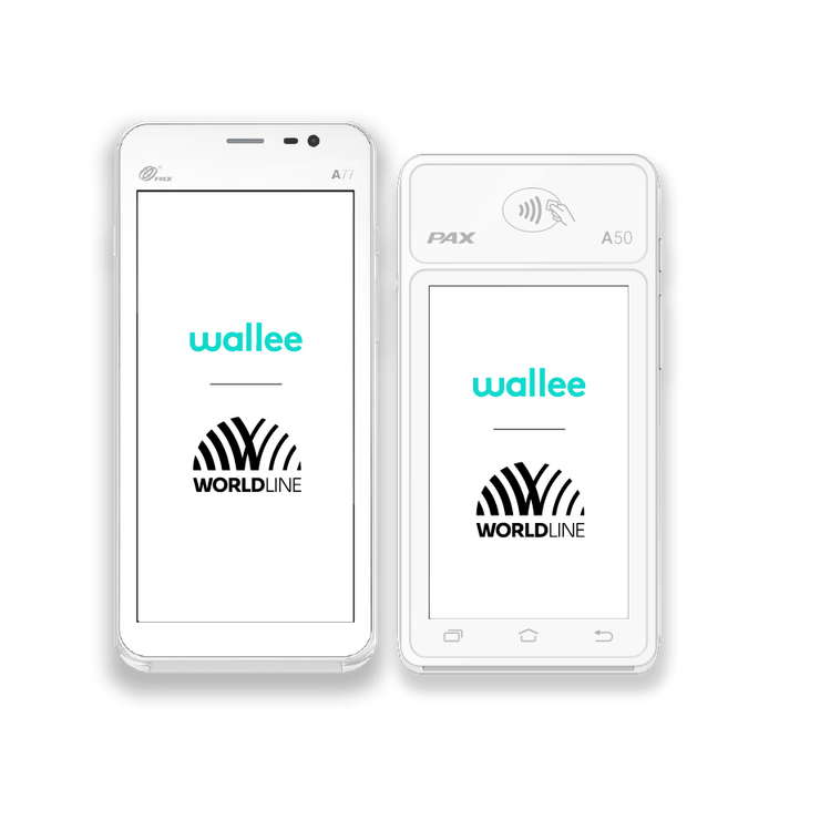 wallee PAX A77 and PAX50S payment terminals from wallee