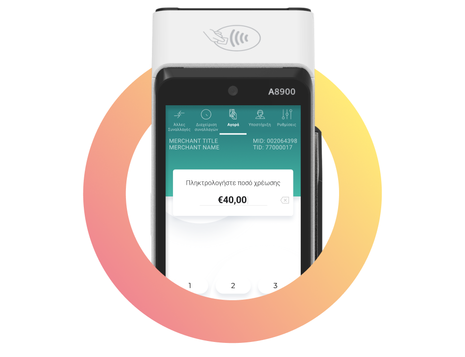 Wireless Android POS A8900