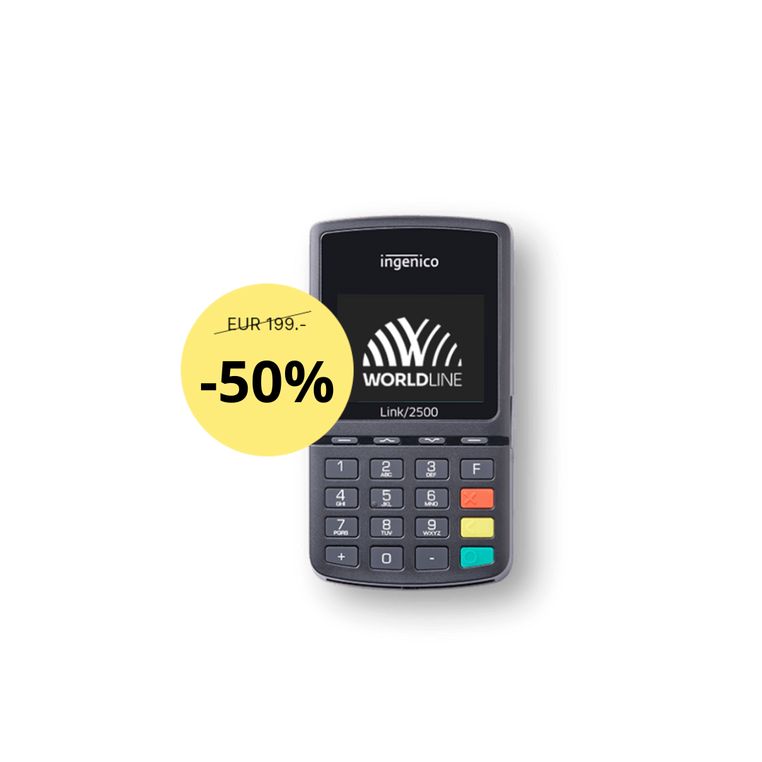 Enjoy the flexibility of accepting card payments with Link/2500 All in One