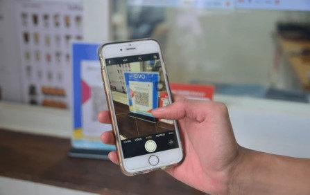 Phone QR code scanning