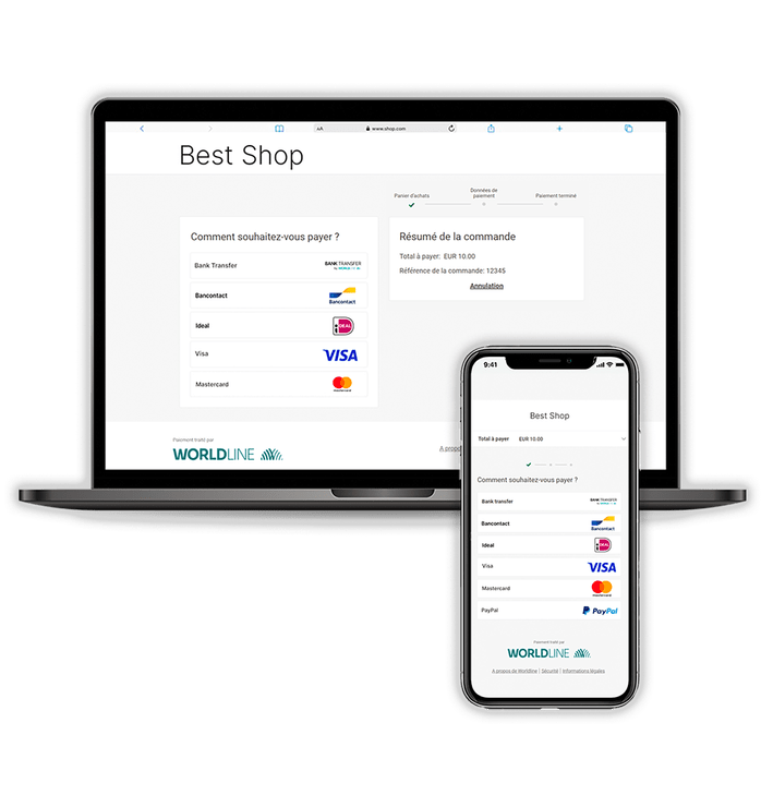  Accept payments in your online shop