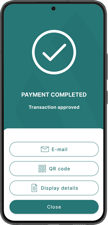 Een betaling met Tap on Mobile accepteren