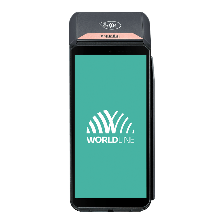 WorldlineDX8000 betalingsterminal med touch skærm